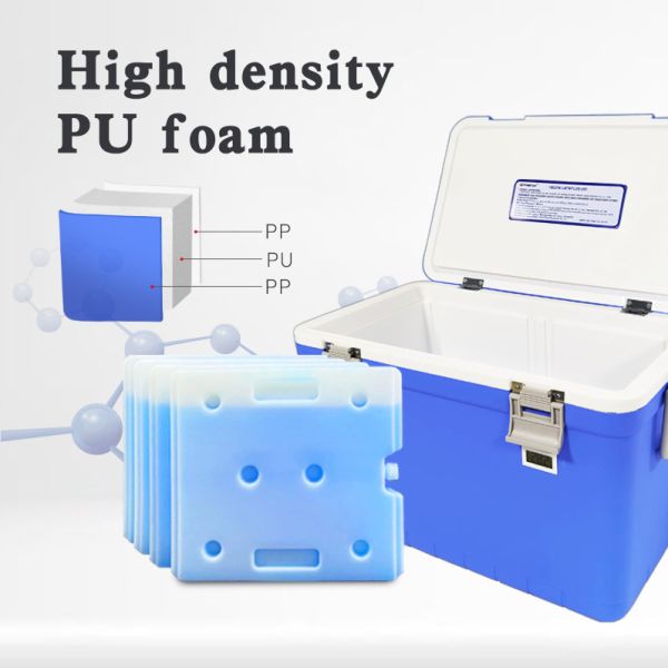 Portable Medical Cooler Box Model 35L Includes Ice Pack Supply One Set Ideal For Medical Cooling