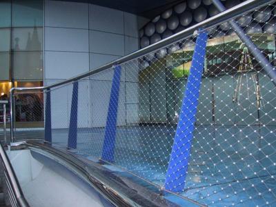 7X7 Balustrade Mesh Infill 304L 316L Banister Guard Netting Flexible Metal