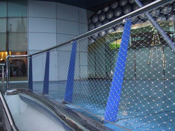 Webnet Stainless Steel Wire Mesh 7×19 , Black Oxide Banister Safety Netting