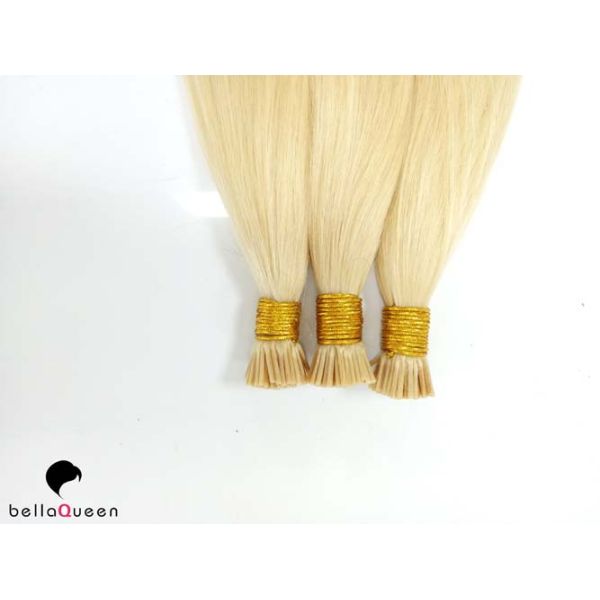 Cabello humano de Remy de la Virgen pre - el color 613 de la vinculación inclino la extensión del pelo