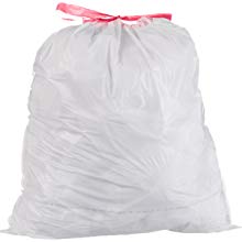 Gallon Trash Bags Small Garbage Bags Waste Basket Bin Liners Bags for Bathroom, Kitchen, Office, Home Bedroom,Car-Clear