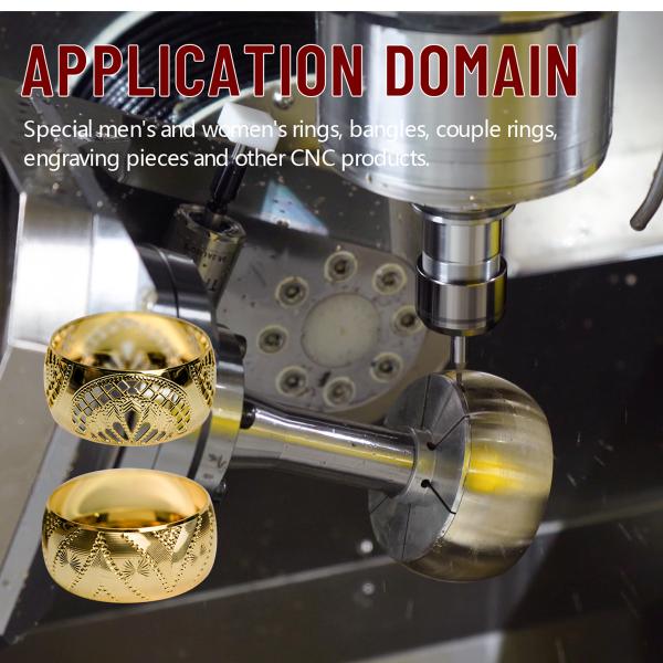 G9-550B 9-Axis CNC Jewelry Engraving Machine with 0.01mm Precision