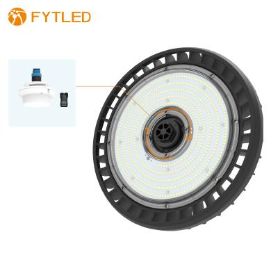 High Brightness AC 480V Round LED High Bay Lights 200W With Build In Sensor