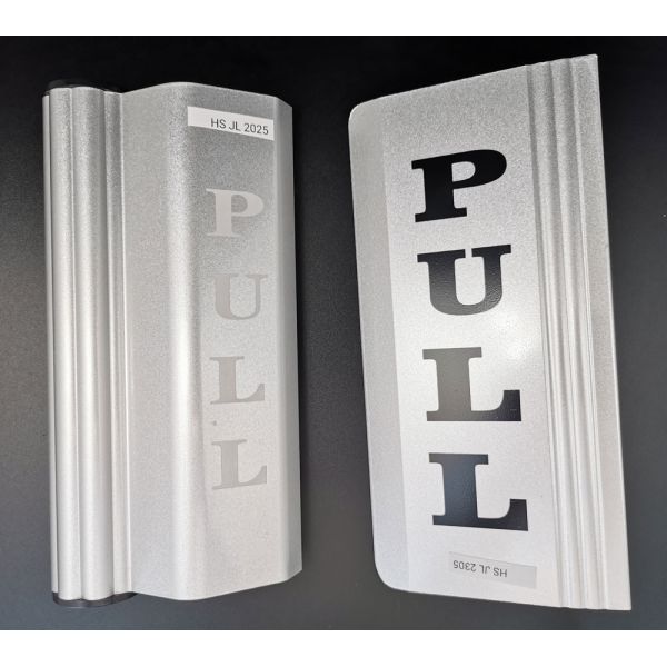 Плита тяги и нажима алюминия аксессуаров оборудования двери OEM деревянная стеклянная