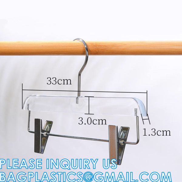 Luxury Clothes Hangers, Clothing Type Transparent Acrylic Clothes Hanger, Garment Coat Hangers For Cloth