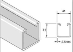 rolo Unistrut entalhado solar do canal do metal de 1.5-2.5mm que forma a máquina