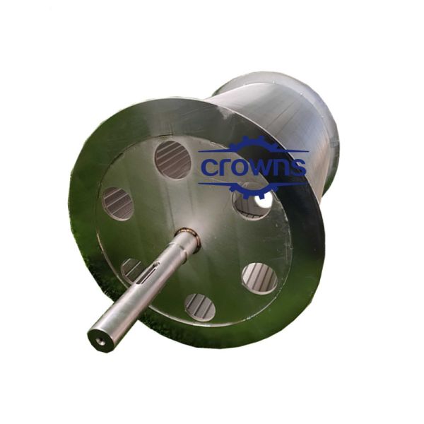 Нержавеющая сталь Прочный колючий провод Ротационный барабан Рыбный барьер Экраны колючий провод экрана