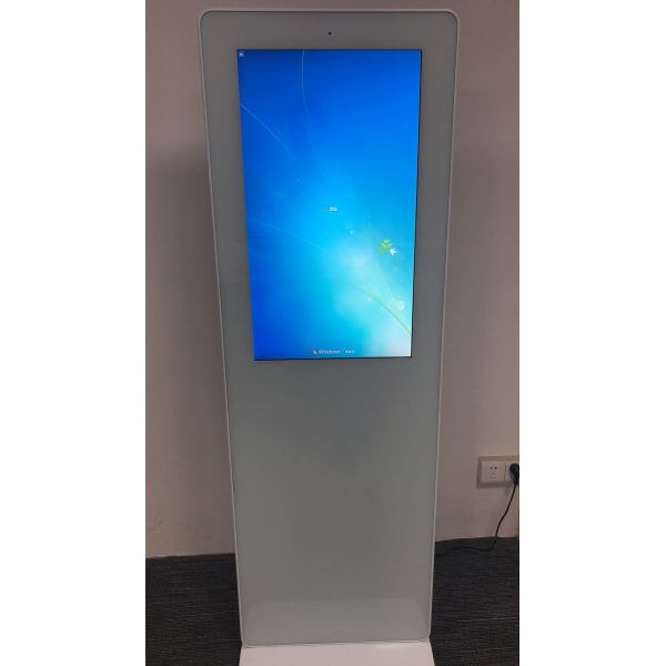 Aluminium Touch Screen Advertising Displays 49 Inch LCD  With Explosion Proof Glass