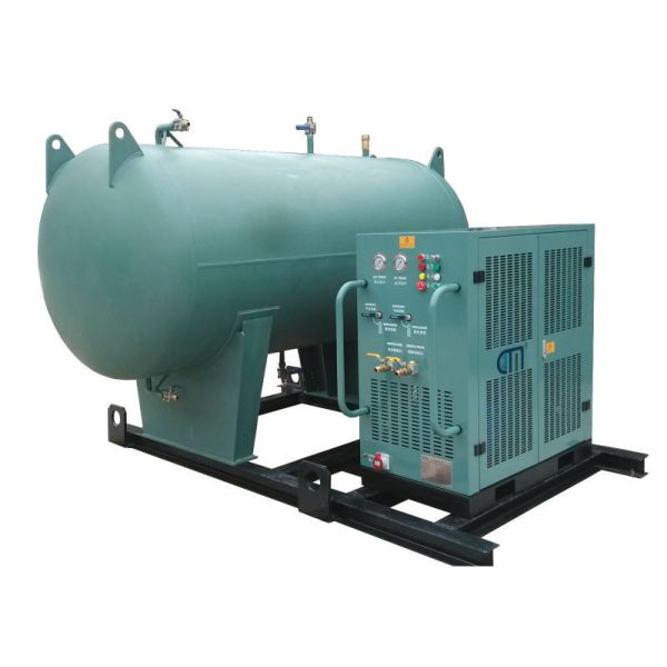 Valor da máquina de recuperação de freão com reservatório receptor de líquido refrigerante Estação de carga de refrigerante