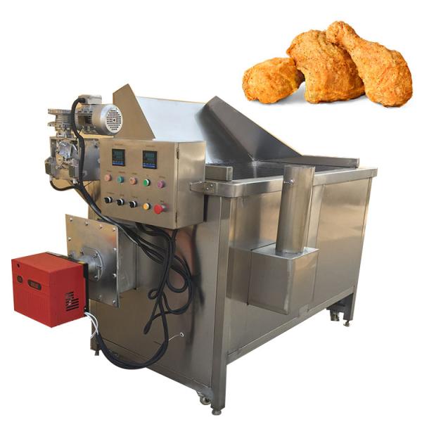 Máquina de fritura de casca de carne de porco certificada Fritadora de cesto com fonte de energia de 380v