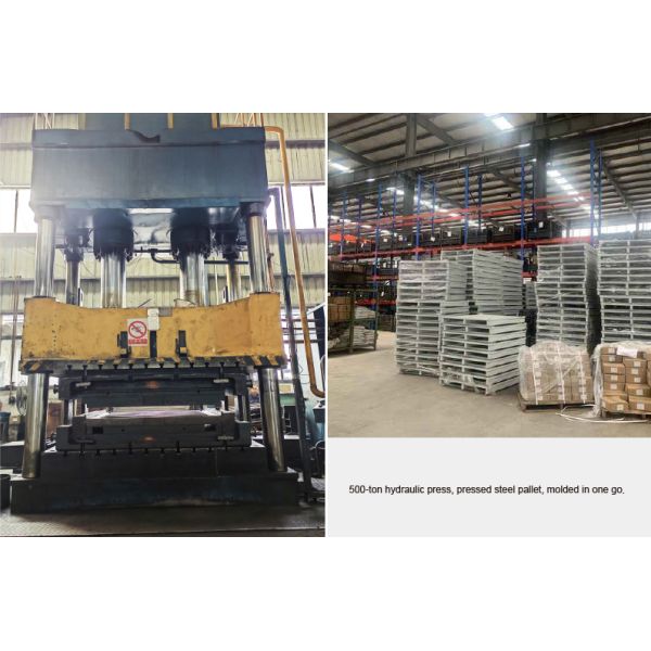 A01: Plastic Spraying Steel Pallet Single Deck Steel Pallet Metal Pallet