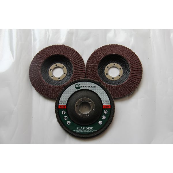 Ткань 115mm алюминиевой окиси T29 колесо диска щитка 80 песчинок