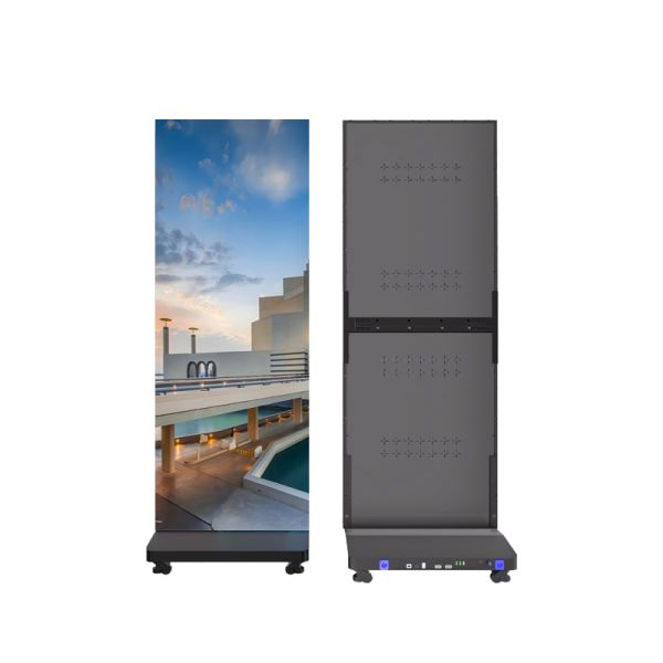 Hot Selling Digital Signage Indoor Three Fold Touch Screen LED Digital Poster