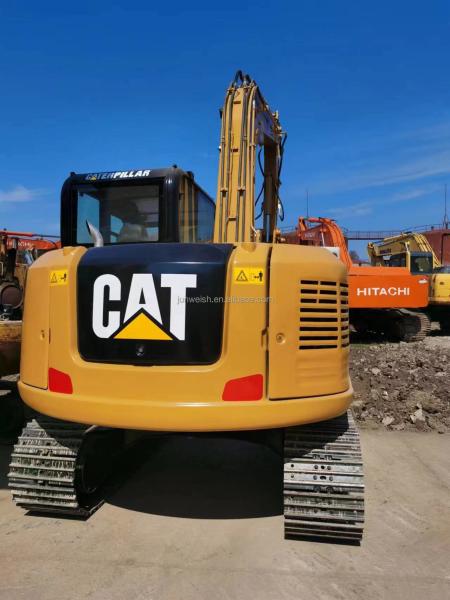 Japan Used 307 Caterpillar Excavator Maximum Digging Height 4350mm for Garment Shops