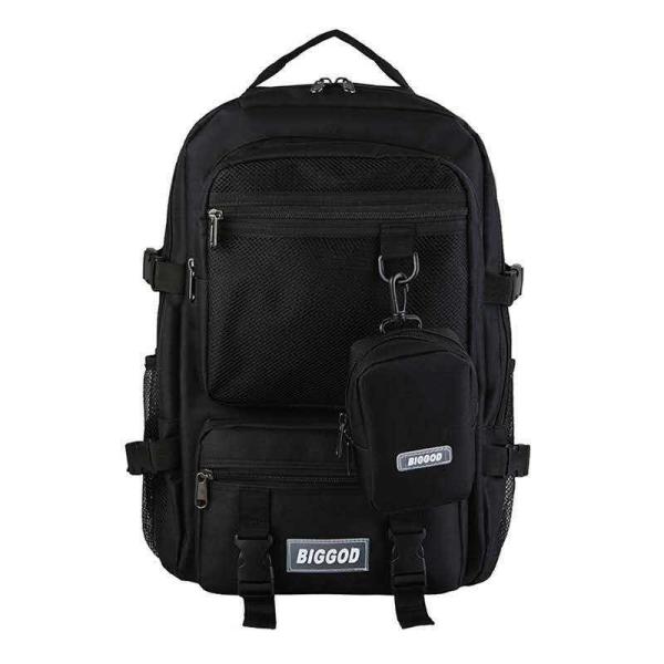 Red BSCI Business Back Packs Casual Large Capacity Oxford Travel Backpack