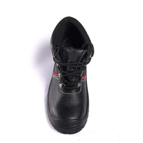EU 36-47 Steel Toe Protection Industrial Middle Cut Safety Shoes for Warehouse Workers
