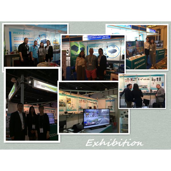 4 Channel 720P AHD SD Card Mobile DVR / Audio Surveillance Recording System