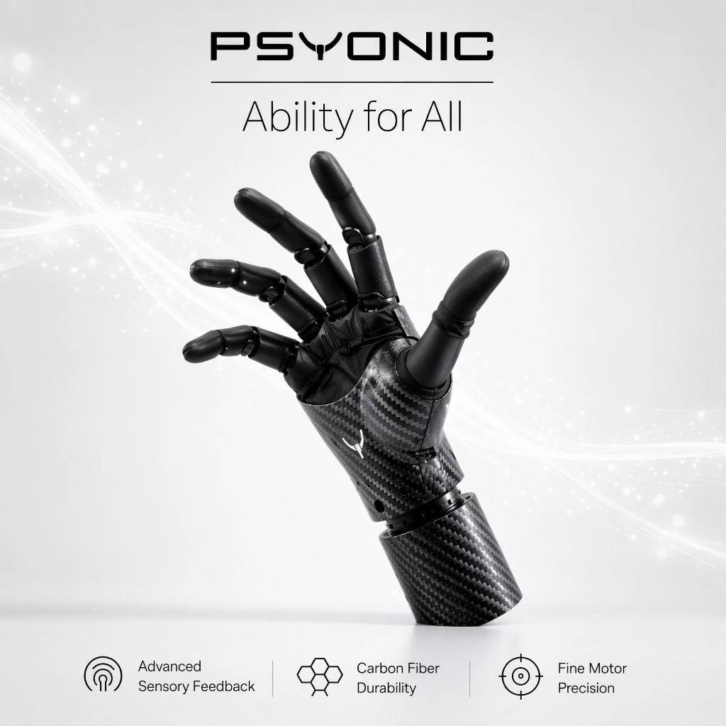 PSYONIC Ability Hand 31 Grips Multi-Finger Bionic Hand Fast Closing Myoelectric Control Prosthetic Hand
