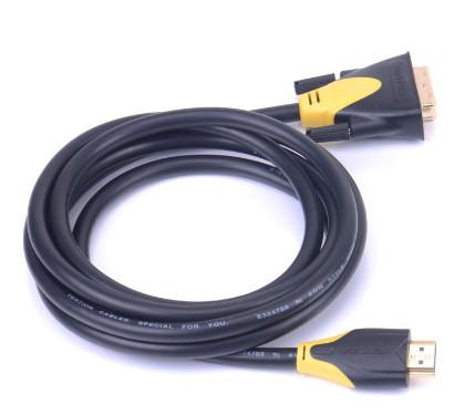 Twisted Pair Male To Male DVI Cable Environment Friendly With Double Ferrite