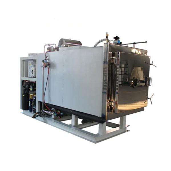 Do vácuo em forma de caixa grande quadrado do poder 380V/50HZ/100A dos medidores de SED-3M 3 máquina de frutos comercial dos vegetais do secador de gelo