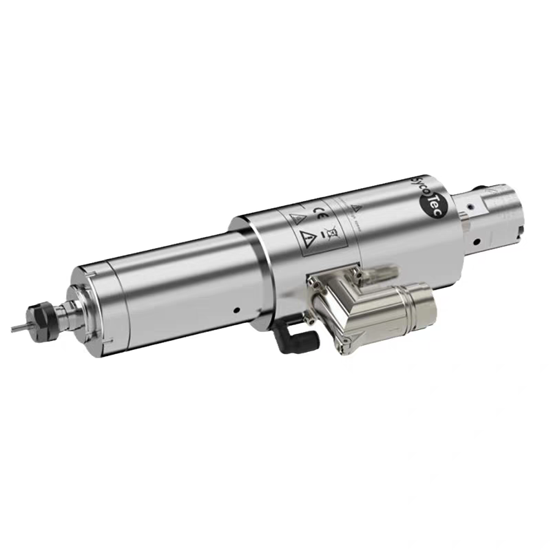 SycoTec high-speed spindle motor for through-hole water-cooled CNC milling machine spindle 4040DC-S-ER-DD