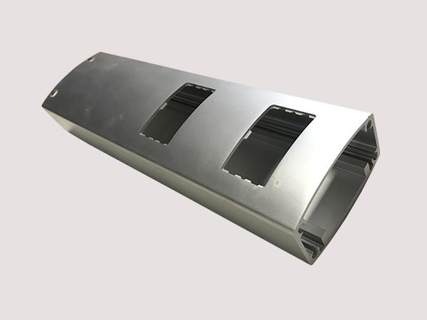 Bright Brushing CNC Aluminum Profiles Digital Shell Silver Color 1.4mm Thickness