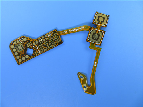 Panneau flexible de carte PCB du stiffner FR4 à une seule couche avec le Silkscreen blanc