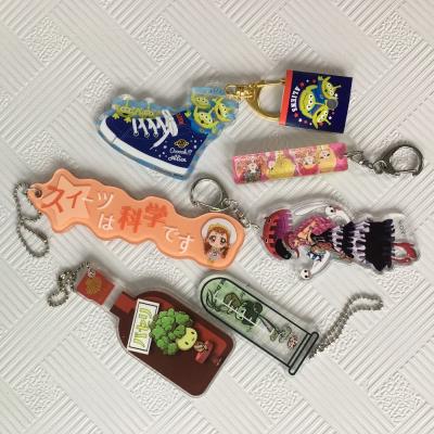 CNC Cut Anime Acrylic Charms UV Printing Attractive Personalized Custom Shaped