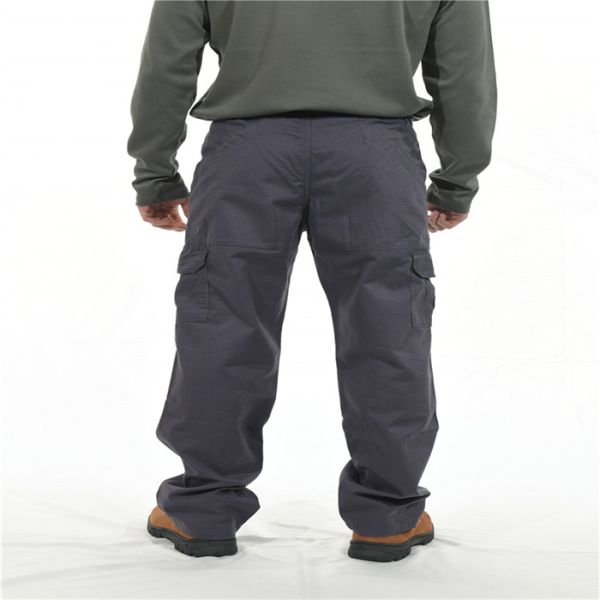 NFPA 2112 аттестовало подгонянные карманы 7.5oz серого цвета 6 брюк груза пожаробезопасные