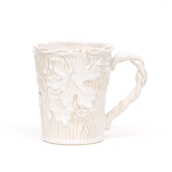 Gardening Mugs White Garden Harvest Mug Ceramic Mug With 3d Reactive Glaze