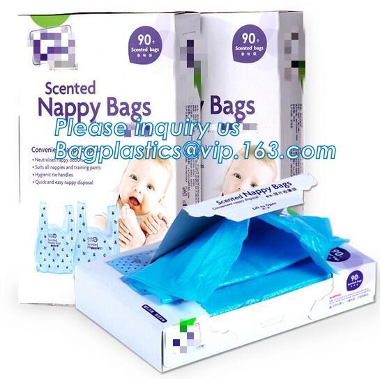 CAT PAN LINERS, DRAWSTRING CAT LITTER TRAY LINERS, CAT LITTER BAGS, Eco-friendly Biodegradable Dog Poop Bags scented Pet
