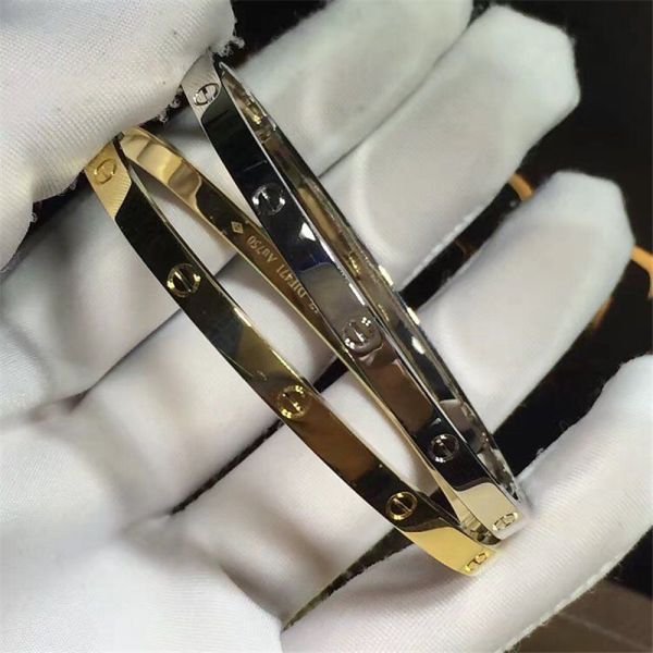 C love bracelet 18k gold  white gold yellow gold rose gold diamond bracelet  Jewelry factory in Shenzhen, China