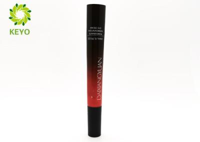 Plastic Empty Cosmetic Tubes 0.67 OZ With Manual Eye Massager And Matte Black Cap