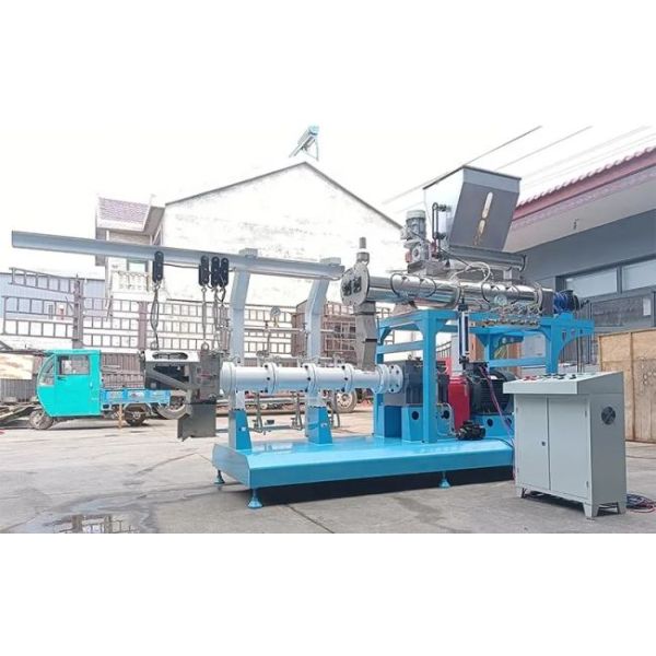 Twin Screw Floating Fish Feed Extruder Machine Aquatic Animal Feed Extruder