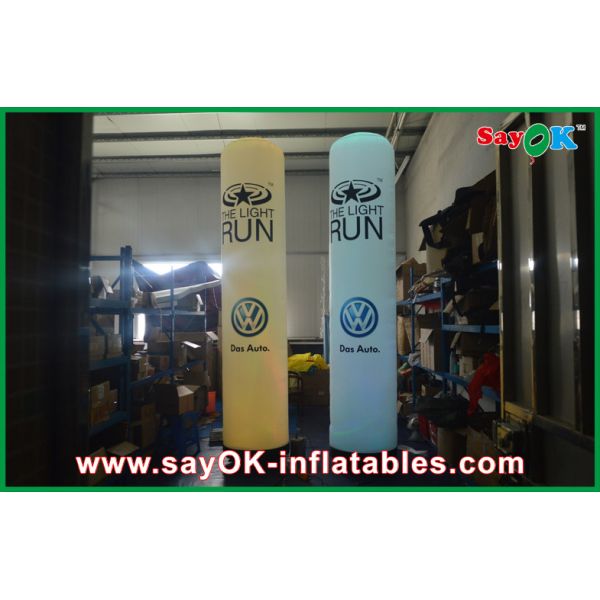 Party Straight Inflatable Lighting Decoration Inflatable Tube For Outdoor