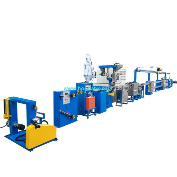 Máquina da extrusora do fio da isolação do Pvc para o maestro de cobre Cable Making Equipment do poder que constrói expulsar elétrico do fio
