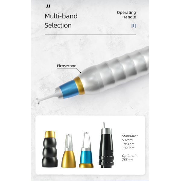 ODM профессиональный q переключил портативную машинку лазера пикосекунды машины удаления татуировки