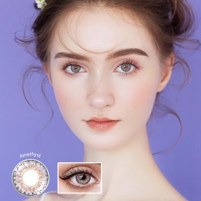 Coloured Prescription Brand Contact Lenses Honey Lens Colour Monthly