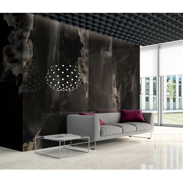 High End Indoor Stone Slab 900mmx2700mm Customizable With Mirror Surface