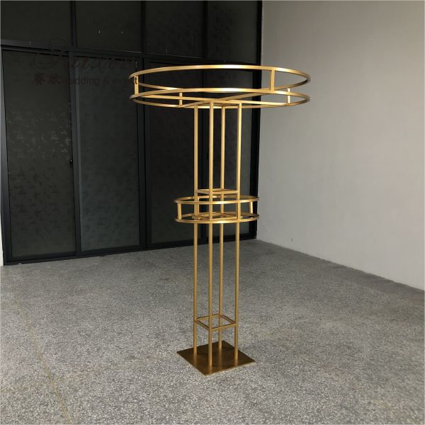 Venta al por mayor de piezas centrales de flores redondas para decoración de bodas