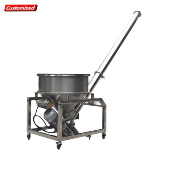 Full Payment Powder Milk Powder Sugar Coffee Starch Additives Screw Conveyor Auger Feeder