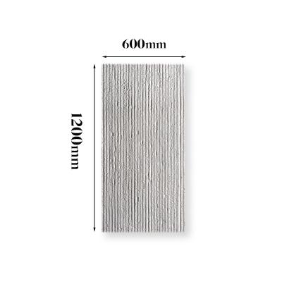 Flexible Square Line Stone MCM Soft Porcelain Bendable Curved Wall Panel For Building Facade