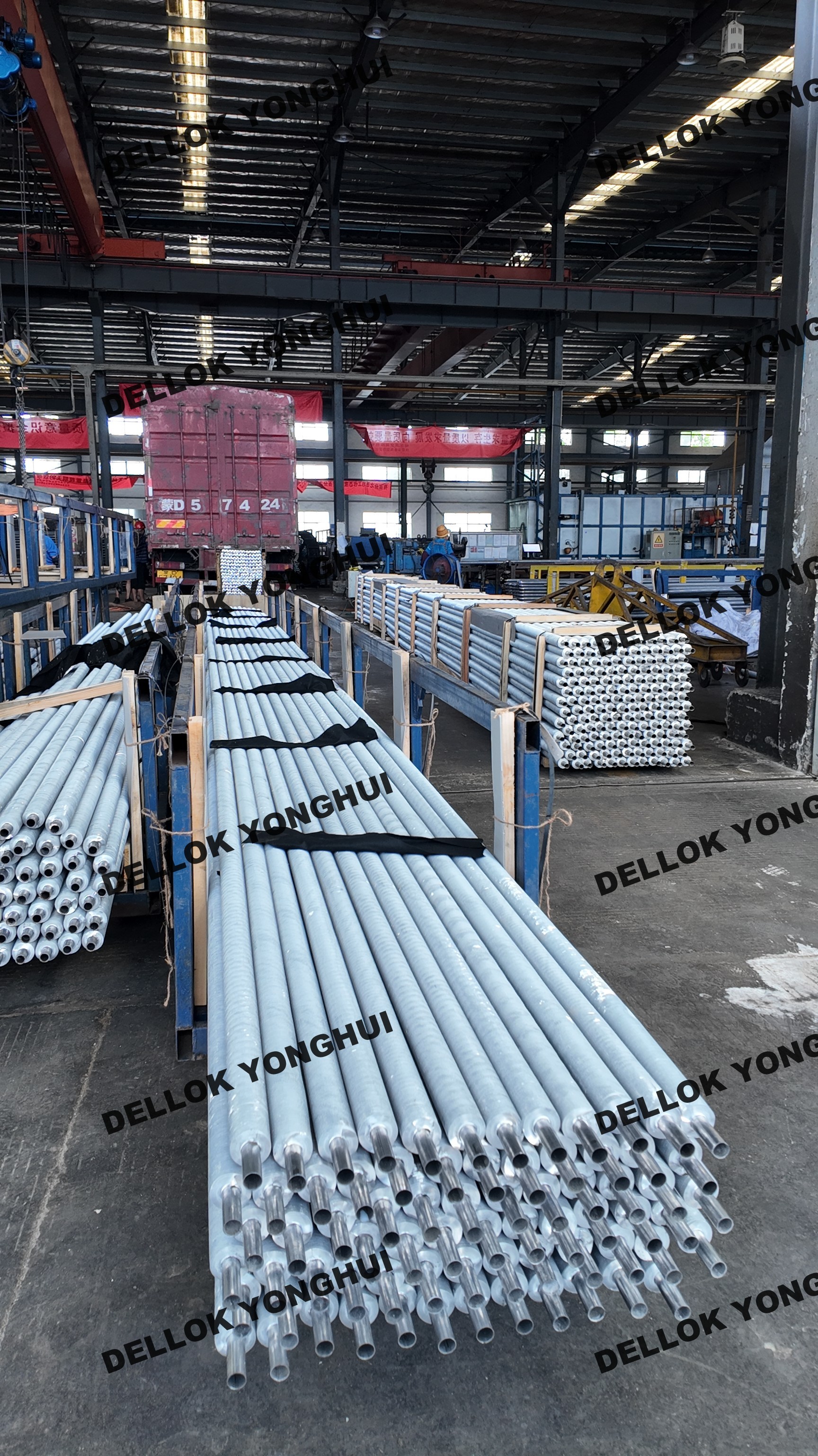 DELLOK YONGHUI  Hot Size 1220mm 2440mm Heat Exchanger Fin Tube Featuring Aluminum 1050 1060 1070 5052 6063 Material and Tube Support Box Accessories