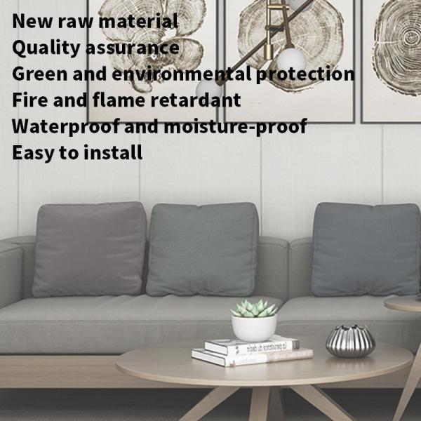 PVC Wall Panel Ceiling Material Skirt Stone Plastic Panel for Hotel