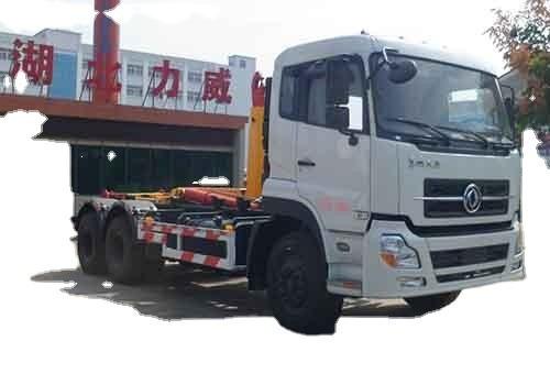 Hook Lift Euro 5 Dongfeng 6X4 Sanitation Garbage Truck For Customized Waste Collection