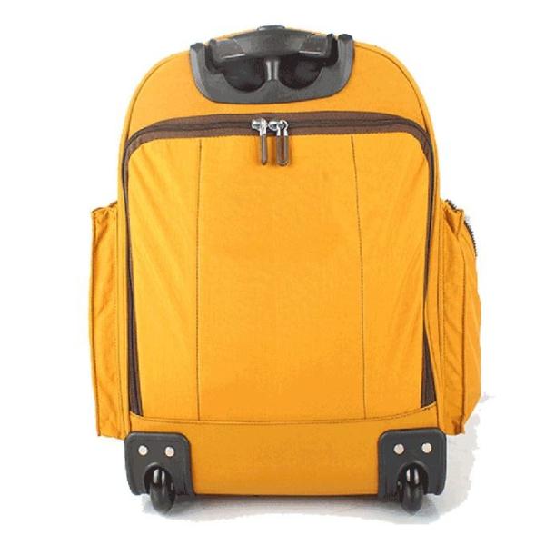 O trole amarelo do curso dos esportes exteriores ensaca estilos numerosos materiais do poliéster