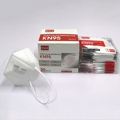 Elastic Earloops Covid KN95 Respirator Mask Folding Half Buda-U BU-E978
