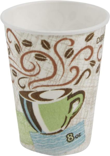 Impressão personalizada 4 6 8 12 oz Embalagem descartável de qualidade alimentar Bacia de iogurte biodegradável Caixa de papel Taça de sorvete Copo