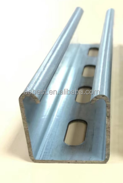 Galvanized Steel Uni Strut Channel with 41mm Side Rail Height and Heavy Load Capacity