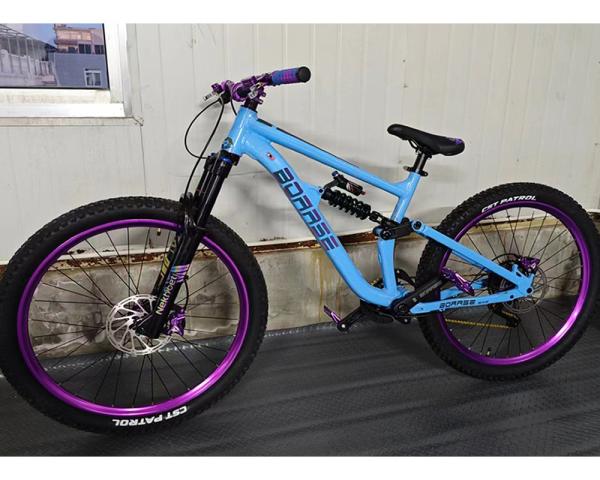 China Stock 27.5er Enduro Full Suspension Mountain Bike Frame Downhill Softtail MTB